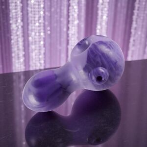 NIP Bark Box 420 Purple Nylon Super Chewer Woof Woof Pass Dog Bowl NEW UNOpened